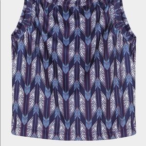 🐚 Rare Divided Aztec Cropped Halter Cami